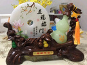蘭卡家居招財(cái)葫蘆玉石平安扣擺件客廳辦公室桌面裝飾開(kāi)業(yè)禮物喬遷新居禮品 加大號(hào)五福臨門(mén)【41*13*30cm】 禮盒裝 曬單實(shí)拍圖