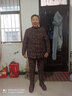 牧駝人中老年棉衣女式媽媽裝羊駝絨厚棉襖棉毛褲中老年棉服保暖套裝棉襖 霓虹節 2件套 2XL（建議130-150斤) 曬單實(shí)拍圖