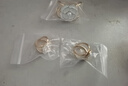 Mays Will絲巾扣多功能高端胸針襯衫飄帶方巾扣環(huán)大衣腰帶風衣固定扣女 2個超大+2個小號4個裝 曬單實拍圖