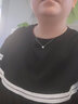 哈夫朵大碼女裝夏季新款韓版寬松t恤女時尚洋氣運動服胖人胖mm顯瘦女裝 1406黑褲+1832黑色上衣【套裝】 XL 【建議120-135斤】 曬單實拍圖