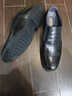 老爺車(chē)三接頭皮鞋男真皮秋冬商務(wù)正裝內增高男鞋加絨保暖保安教官棉皮鞋 9966黑色套腳[增高單鞋款] 42 曬單實(shí)拍圖