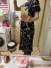 皮爾卡丹（pierre cardin）棉綢連衣裙帶口袋洋氣2025夏新款中長款碎花裙 791-(11) 2XL 建議105-120斤 曬單實拍圖