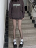 慕莉娜2條裝無(wú)縫一體打底褲假透肉光腿神器顯瘦加絨加厚防勾絲保暖褲襪 黑透膚+灰透膚（零下5-10度） 320克均碼【踩腳+踩腳】 曬單實(shí)拍圖