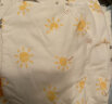 童泰秋冬0-3个月新生儿婴儿宝宝棉衣居家夹棉半背衣2件装 黄色 52cm 实拍图