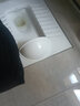 蹲便器尿前擋板衛(wèi)生間蹲坑免拆換遮擋神器公共廁所蹲坑小便防濺水 白色尿擋板【ABS塑料送膠-送香球】 曬單實拍圖