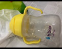 b.box贝博士第三代儿童吸管杯 宝宝重力球防漏学饮杯 柠檬黄 实拍图