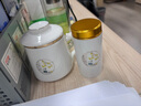 祥業(yè)羊脂玉茶杯茶水分離陶瓷辦公杯帶蓋白瓷泡茶過濾個人杯高檔禮盒裝 玉瓷辦公杯+茶罐-聽窗 曬單實拍圖