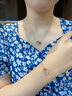 法蔻雙環(huán)三件套女士項(xiàng)鏈?zhǔn)宙湺斄_馬時(shí)尚飾品生日禮物送女友老婆 雙環(huán)三件套 【項(xiàng)鏈+手鏈+耳釘】禮盒包裝 曬單實(shí)拍圖