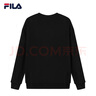 FILA 斐樂(lè )女裝衛衣男女同款套頭衛衣秋冬情侶款休閑加絨保暖長(cháng)袖上衣 正黑色-BK 2XL 185/104A/XXL 曬單實(shí)拍圖