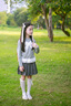 可英 GOWINBABY女童新款時(shí)尚長(zhǎng)袖t恤2025秋季小女孩蕾絲甜美上衣女寶蝴蝶結(jié)t恤衫 灰色 130 （適合身高120cm-130cm） 曬單實(shí)拍圖