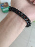 戚小米手鏈男款潮流韓版做舊原創(chuàng  )潮人手鏈男士男士手鏈潮男歐美復古 黑色 曬單實(shí)拍圖