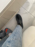 JINGCE 馬丁靴男潮文藝青年百搭英倫風切爾西靴子黑色高幫工裝男靴潮中 MY219黑色加絨款 42 曬單實拍圖