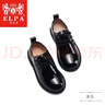 ELPA 新款童鞋男童鞋皮鞋亮面漆皮系帶兒童禮服皮鞋演出鞋子 NS0017純黑色 39 內(nèi)長24.2cm 曬單實(shí)拍圖