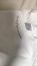 卡賓（CABBEEN）【德絨蓄熱】刺繡長袖T恤男2024秋冬新款簡約打底衫黑白內(nèi)搭 漂白色02 L /175/50 曬單實拍圖