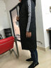 抹茶清歌 運動(dòng)棉服男女大衣棉衣運動(dòng)過(guò)膝中長(cháng)款運動(dòng)棉服外套兒童服親子服 黑色 XL175/180 曬單實(shí)拍圖