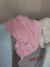 良良儿童夏凉被婴儿盖被宝宝毯子盖毯空调盖毯竹纺贴身冰丝毯 竹纤维针织盖毯（125*115cm)粉色 实拍图