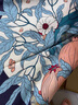 RORONOA 雙面石榴花絲毛圍巾女秋冬季真絲羊毛方巾絲毛圍巾披肩兩用女【好物】 雙面石榴花 曬單實(shí)拍圖