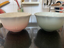 酷彩（Le Creuset）法國炻瓷餐具盤碟花邊碗櫻花碟馬克杯咖啡杯歐式餐具宮廷花園系列 360毫升花邊碗湖水綠 曬單實拍圖