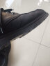 奥康（Aokang）男鞋男士商务休闲鞋英伦舒适低帮圆头系带皮鞋 黑色44码 实拍图