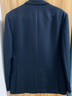 休塔（SUITUP ）【高品質(zhì)】西服男套裝雙排扣高級感紳士西裝男結婚禮服正裝三件套 佩納芷青【上衣+褲子】 XL 【50A】 下單可備注褲子碼數 曬單實(shí)拍圖