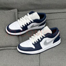 耐克（NIKE）鞋子aj男鞋 Air Jordan 1 Low 低幫男子運(yùn)動(dòng)休閑鞋籃球鞋 553558-141 白藍(lán) 43 曬單實(shí)拍圖
