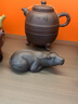 卡內曼茶寵小牛精品可養茶臺擺件扭轉乾坤臥牛生肖茶玩茶具配件 紫泥（牛運）紫砂茶寵 曬單實(shí)拍圖