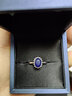 GEM STONE KING藍寶石戒指10K金1.79克拉藍寶石戴妃款時(shí)尚飾品送女生生日禮物 6號 美6號 曬單實(shí)拍圖