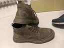 歐倫啄木鳥(niǎo)英倫磨砂皮高幫馬丁靴男真皮時(shí)尚潮流休閑加絨保暖短靴翻毛工裝靴 灰駝色 38 -品牌旗艦斷碼特·價(jià)名鞋十大品牌 曬單實(shí)拍圖