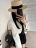 CoknamKtevm香奈小香兒包包女包奢侈品牌2024新款時(shí)尚小方單肩斜挎輕奢百搭CK 黑色（穿皮金鏈）大號(hào) 生日禮物送老婆女朋友 曬單實(shí)拍圖