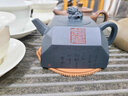 溪茗軒宜興紫砂壺純?nèi)止ぴV綠泥四方茶壺具清風(fēng)雅韻-破土凌云節(jié)節(jié)高 清風(fēng)雅韻單壺230ml 曬單實(shí)拍圖