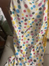 棉綢睡裙女夏中老年睡衣人造棉連衣裙中長(zhǎng)款寬松大碼家居服媽媽裝 有袖精品【白色圓點(diǎn)】 4XL 155-170斤 曬單實(shí)拍圖