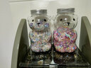 500ml一次性帶蓋網(wǎng)紅小熊飲料瓶 創(chuàng  )意透明果汁飲料奶茶瓶 卡通楊枝甘露果汁飲品塑料空瓶子無(wú)孔蓋 500ml2個(gè) 曬單實(shí)拍圖
