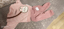 樂芭鼠童裝女寶寶套裝春秋兒童衣服女童衛(wèi)衣套裝秋季嬰幼兒中小童休閑褲 粉紅色 80碼建議8-12個(gè)月(身高70-80cm) 曬單實(shí)拍圖