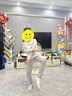 巴拉巴拉兒童秋衣秋褲男童女童內(nèi)衣套裝秋季中大童打底棉毛衫寶寶內(nèi)搭睡衣 灰白色調(diào)00321 140 曬單實(shí)拍圖
