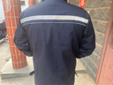 龍偉聯(lián)合電工勞保工作服套裝防靜電春秋長(cháng)袖套裝中石油煤礦下井勞保服定制 曬單實(shí)拍圖