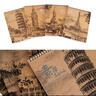 道林（DAOLEN）線(xiàn)圈素描紙本 可撕頁(yè) 空白美術(shù)繪畫(huà)大本 中小學(xué)生寫(xiě)生本 初學(xué)者涂鴉畫(huà)畫(huà)本 160g旅行站點(diǎn)-豎式 單本圖案隨機 B5-16K-40張# 曬單實(shí)拍圖