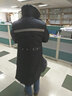 尤薩新款軍大衣男冬季加絨加厚防寒防水保安棉服秋冬裝勤務(wù)執(zhí)勤棉大衣 毛內(nèi)膽-可拆卸【帶反光條】 均碼（適合120-180斤） 曬單實(shí)拍圖