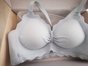 杰里·莫克夏季無(wú)痕薄款內衣女小胸聚攏新款防下垂收副乳少女文胸罩套裝 香檳色（單文胸） M (75AB/70C) 曬單實(shí)拍圖