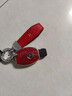 奔馳車(chē)鑰匙套C/E級新C260L E300L殼GLC/GLB/A200扣CLS/GLE350女包 A款【馥郁紅】配鉆環(huán)小皮扣 曬單實(shí)拍圖