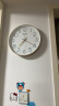 天王星（Telesonic） 挂钟客厅简约创意钟表现代时钟3D立体石英钟薄边免打孔家用挂表 奢时金（35厘米） 实拍图