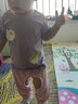 熊迪明女童夏裝女寶寶夏天短袖衣服2洋氣3歲女?huà)雰和b夏季套裝韓版潮 豆沙粉 XT 兩個(gè)娃娃短袖套裝 80 cm【適合15-20斤】 曬單實(shí)拍圖