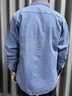 啄木鳥(niǎo)牛仔襯衫男士秋季潮牌帥氣上衣服外穿新款休閑襯衣外套男 深藍色 2XL 曬單實(shí)拍圖
