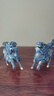 吉善緣 風(fēng)火麒麟擺件一對 全銅麒麟送子家居客廳裝飾工藝品店鋪開(kāi)業(yè)禮品 風(fēng)火麒麟藍色小號（一對） 曬單實(shí)拍圖
