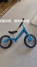 飞鸽（PIGEON）儿童平衡滑步车幼儿学步车宝宝滑行车脚踏童车辐条轮冰蓝色 实拍图