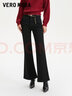 VEROMODA牛仔褲女喇叭褲優(yōu)雅氣質(zhì)百搭時(shí)尚復古3432004 J1G黑牛仔色-A L 曬單實(shí)拍圖