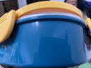 美厨（maxcook）304不锈钢饭盒1.6L 上班族学生带饭分格餐盘 注水保温儿童便当盒 深邃蓝四格【筷勺+汤碗+保温袋】 实拍图