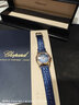 蕭邦（Chopard）瑞士手表 Happy Sport系列日歷快樂鉆自動機械女表七夕禮物送女友 278578-6003七鉆藍皮藍盤36mm 曬單實拍圖