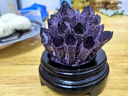 冰珂晶石天然紫水晶簇原石擺件手鏈消磁石家居辦公室新家送禮裝飾擺七夕節(jié) 曬單實拍圖