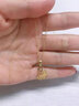 中國(guó)黃金（CHINA GOLD）花絲天鵝黃金項(xiàng)鏈女款吊墜足金掛墜情人節(jié)生日禮物送女友老婆愛(ài)人 天鵝吊墜約1.1g【配S925鏈】 曬單實(shí)拍圖