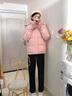 詩(shī)蒂淑棉服女2025新款短款學(xué)生加厚高級少女感小個(gè)子可愛(ài)韓版棉襖衣外套 粉色 M -105-120斤 曬單實(shí)拍圖